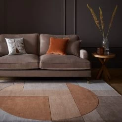 Dunelm Exclusive Kin Geometric Wool Rug