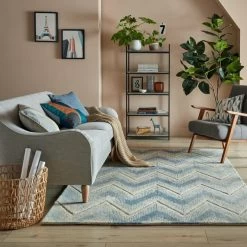 Dunelm Exclusive Riven Wool Rug