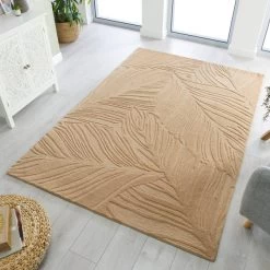 Dunelm Exclusive Lino Leaf Rug