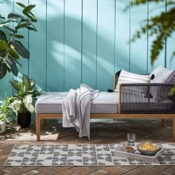 Dunelm Geo Circles Indoor Outdoor Runner