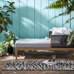 Dunelm Saber Tiger Print Indoor Outdoor Runner