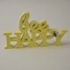 Dunelm Bee Happy Word Block