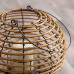 Dunelm Rattan Ball Lantern -Decorative Discount Store 30724502 alt02