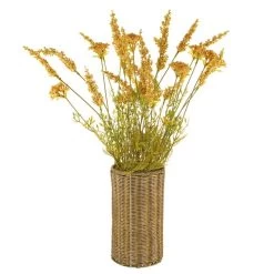 Dunelm Artificial Yellow Astilbe Basket -Decorative Discount Store 30724524 alt05