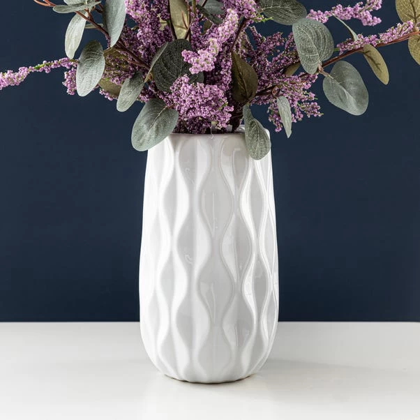 Dunelm Berry And Eucalyptus Arrangement In Vase 3 Dunelm Berry And Eucalyptus Arrangement In Vase - Image 3