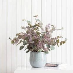 Dunelm Eucalyptus In Ceramic Pot -Decorative Discount Store 30724526 alt03