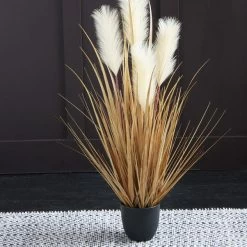 Dunelm Pampas In Pot Cream 30cm