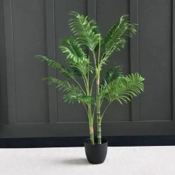Dunelm Artificial Golden Palm Tree 130cm