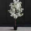 Dunelm Artificial White Blossom Tree 120cm