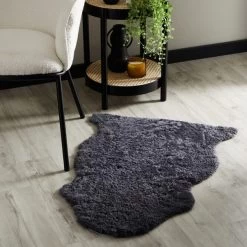 Dunelm Curly Single Sheepskin Rug