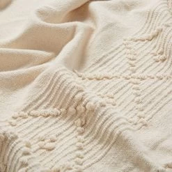 Dunelm Macrame Natural 130cm X 180cm Throw -Decorative Discount Store 30726244 alt02