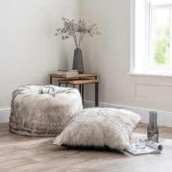 Dunelm Husky White Floor Cushion -Decorative Discount Store 30727059 alt04