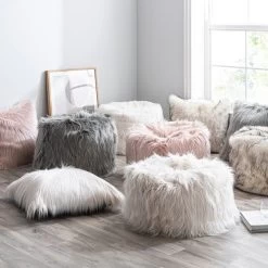 Dunelm Husky White Floor Cushion -Decorative Discount Store 30727059 alt07