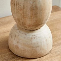 Dunelm Churchgate Solid Wood Candlestick 22cm -Decorative Discount Store 30727067 alt03