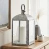 Dunelm Coastal Galvanised Iron Lantern 36cm