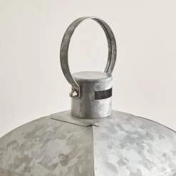 Dunelm Coastal Galvanised Iron Lantern 36cm -Decorative Discount Store 30727070 alt02