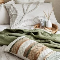 Dunelm Natural Plaited Cushion -Decorative Discount Store 30727097 alt07