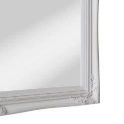 Dunelm Swept Wall Mirror, White 104x74cm -Decorative Discount Store 30727161 alt02