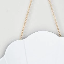 Dunelm Vivian Shell Wall Mirror, Gold -Decorative Discount Store 30727672 alt02