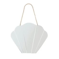 Dunelm Vivian Shell Wall Mirror, Gold -Decorative Discount Store 30727672 alt03