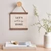 Dunelm Let's Stay Home Hanging Plaque