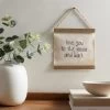 Dunelm Moon And Back Hanging Plaque