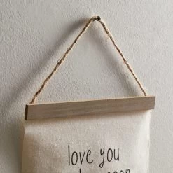 Dunelm Moon And Back Hanging Plaque -Decorative Discount Store 30727713 alt01