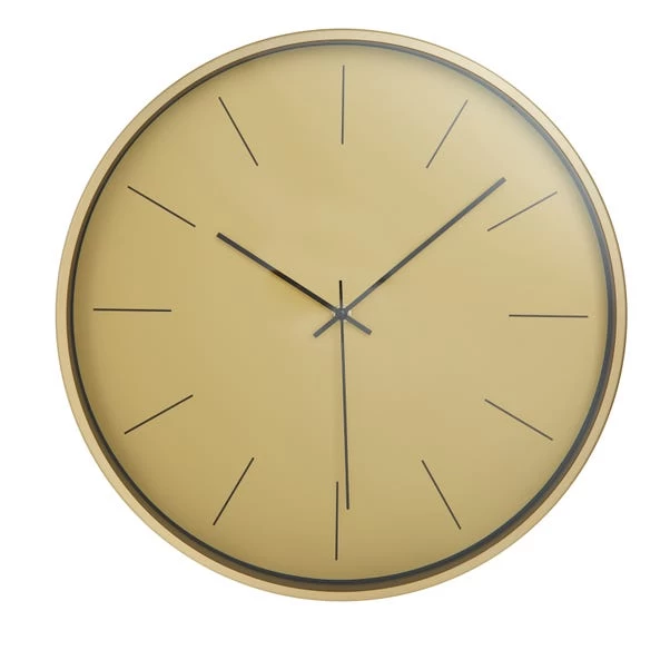 Dunelm Aluminium Gold 40cm Silent Clock 3 Dunelm Aluminium Gold 40cm Silent Clock - Image 3