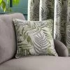Dunelm Leaf Jacquard Cushion