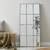 Dunelm Luxe Grey Window Mirror, 150x70cm