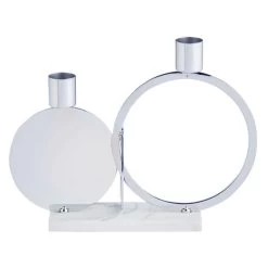 Dunelm Circle Dinner Dual Candle Holder -Decorative Discount Store 30729968 alt02