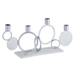 Dunelm Circle Dinner Candelabra -Decorative Discount Store 30729969 alt02