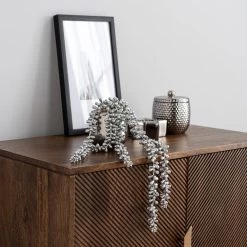 Dunelm Artificial String Of Pearls In Silver Ceramic Pot -Decorative Discount Store 30730236 alt02