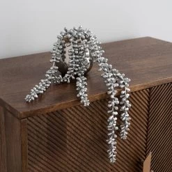 Dunelm Artificial String Of Pearls In Silver Ceramic Pot -Decorative Discount Store 30730236 alt03