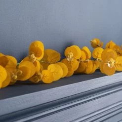 Dunelm Eucalyptus Ochre Garland 6 Dunelm Eucalyptus Ochre Garland -Decorative Discount Store 30730250 alt02