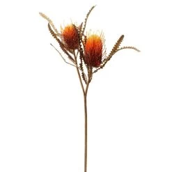 Dunelm Banksia Orange Spray -Decorative Discount Store 30730262 alt03