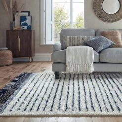 Dunelm Zemer Wool Berber Rug