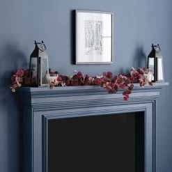 Dunelm Autumn Purple Eucalyptus Garland 160cm