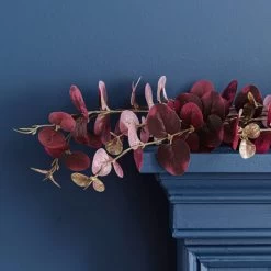 Dunelm Autumn Purple Eucalyptus Garland 160cm -Decorative Discount Store 30731491 alt03