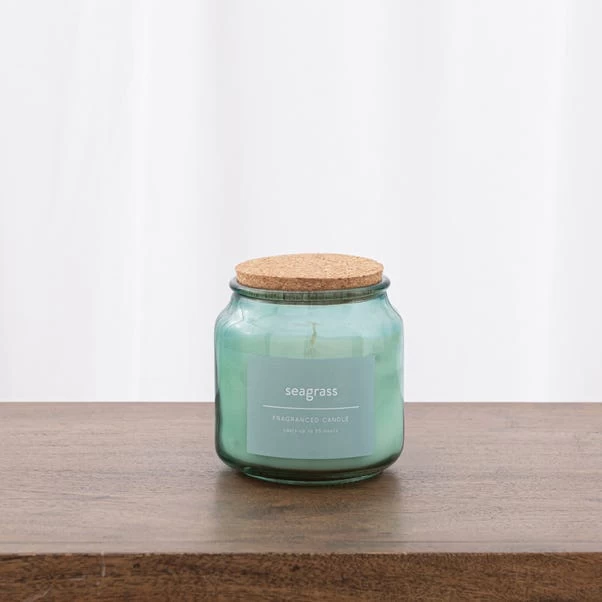 Dunelm Seagrass Jar Candle With Cork Lid 1 Dunelm Seagrass Jar Candle With Cork Lid