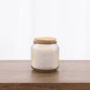 Dunelm Linen Jar Candle With Cork Lid