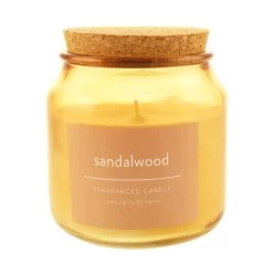 Dunelm Sandlewood Jar Candle With Cork Lid -Decorative Discount Store 30731509 alt02
