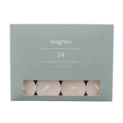 Dunelm Pack Of 24 Seagrass Tealights -Decorative Discount Store 30731511 alt02