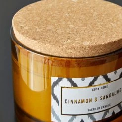 Dunelm Multiwick Amber Candle -Decorative Discount Store 30732409 alt01