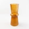 Dunelm Tall Glass Amber Vase 24cm