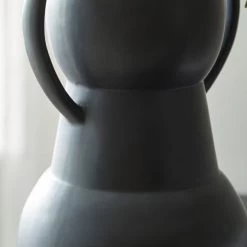 Dunelm Matt Black 23cm Vase -Decorative Discount Store 30732417 alt02