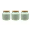 Dunelm Pack Of 3 Seagrass Jar Candles With Cork Lid