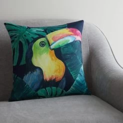 Dunelm Toucan Jungle Print Cushion