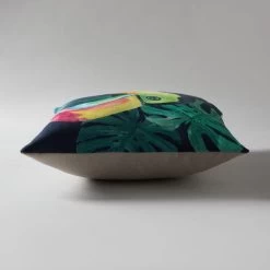 Dunelm Toucan Jungle Print Cushion -Decorative Discount Store 30739737 alt03