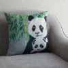Dunelm Panda Jungle Print Cushion